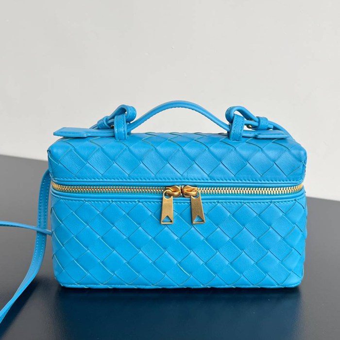 BV ショルダーバッグ レザー ポーチ 化粧ポーチ 22×12.5×5cm