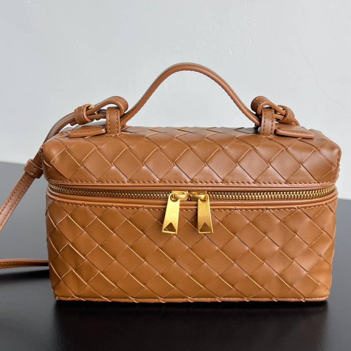 BV ショルダーバッグ レザー ポーチ 化粧ポーチ 22×12.5×5cm