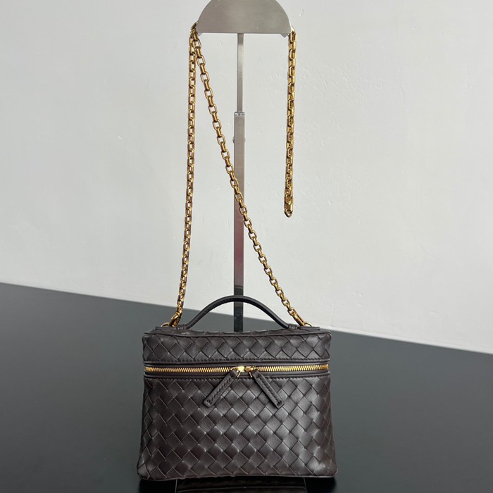 BV ショルダーバッグ レザー ポーチ 化粧ポーチ 19×14×3cm