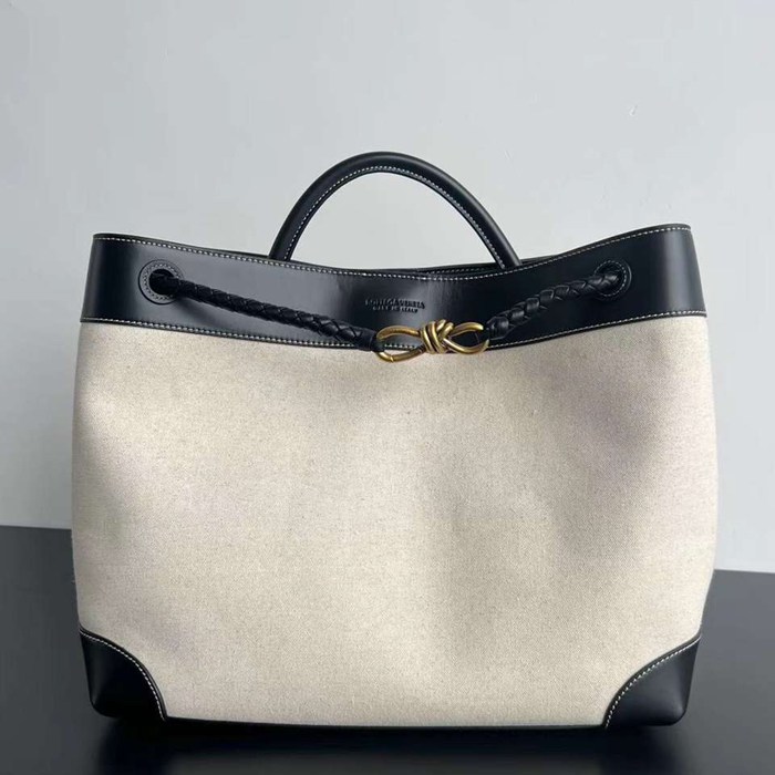 BV ショルダーバッグ レザー ハンドバッグ アンディアーモ 42×35×18cm