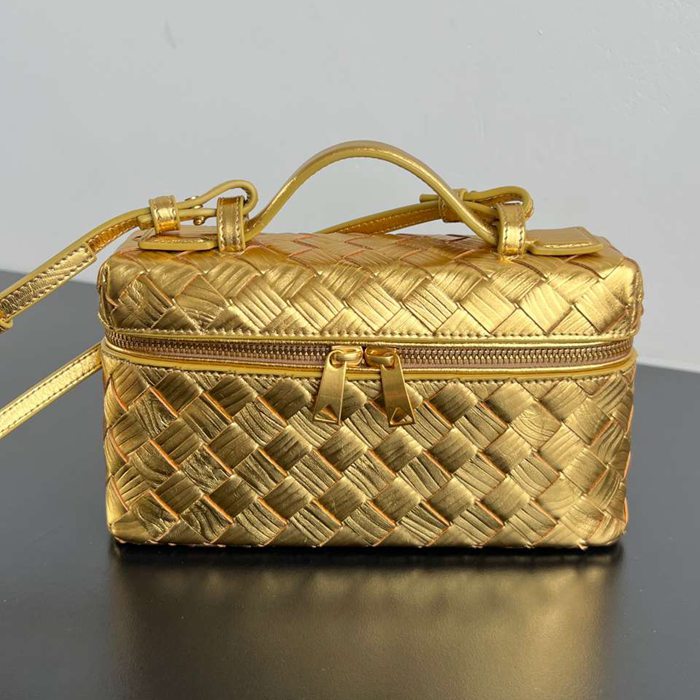 BV ショルダーバッグ レザー ポーチ 化粧ポーチ 22×12.5×5cm