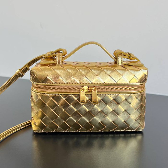 BV ショルダーバッグ レザー ポーチ 化粧ポーチ 22×12.5×5cm