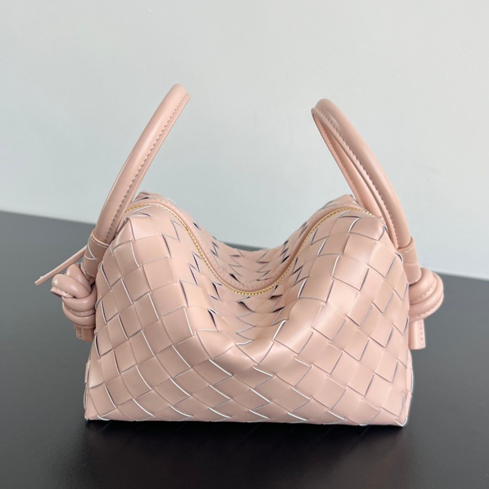 BV ショルダーバッグ レザー ハンドバッグ ループ 19×12×9cm