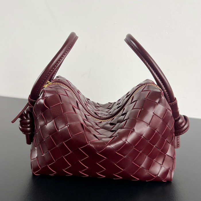 BV ショルダーバッグ レザー ハンドバッグ ループ 19×12×9cm