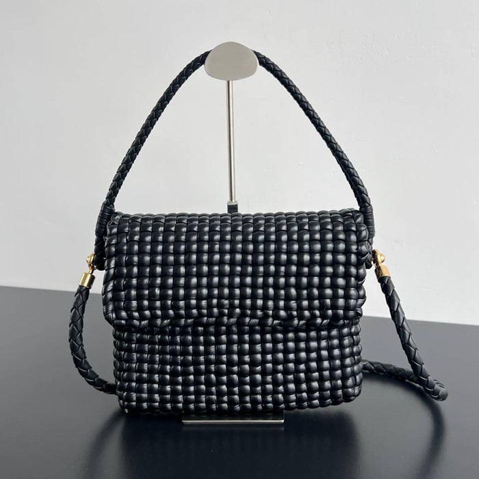 BV ショルダーバッグ レザー ハンドバッグ スウィング 25×19×6cm