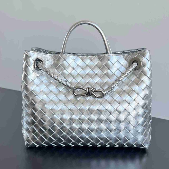 BV ショルダーバッグ レザー ハンドバッグ アンディアーモ 32.5×24×12cm