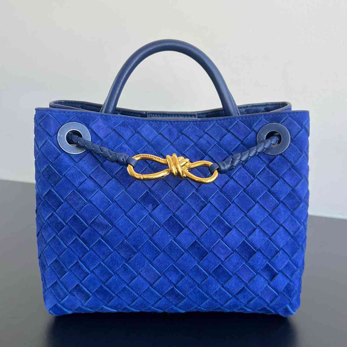 BV ショルダーバッグ スエード ハンドバッグ アンディアーモ 25×22×10.5cm