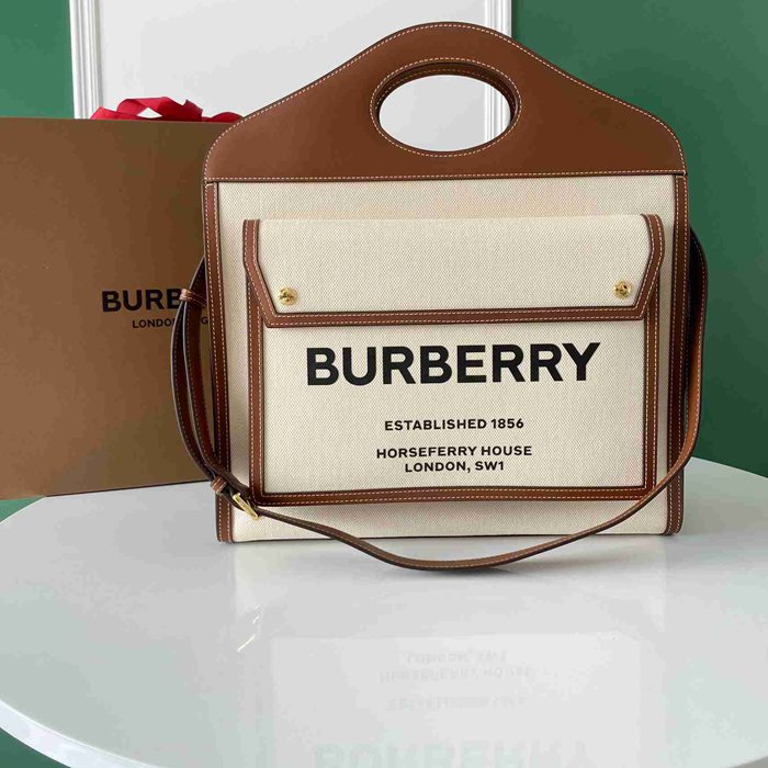 バーバリー トートバッグ ポケット 37×9.5×41cm
