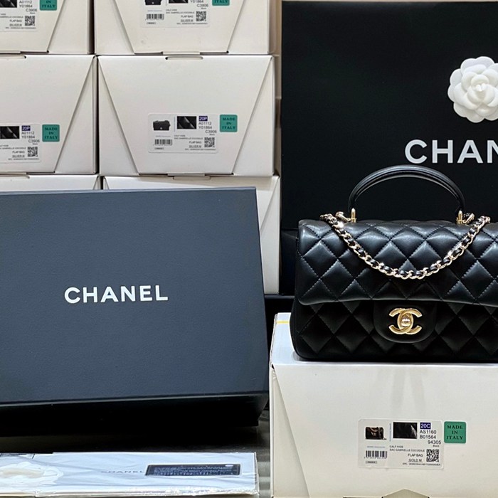 シャネル ハンドバッグ CFハンドル 20×cm