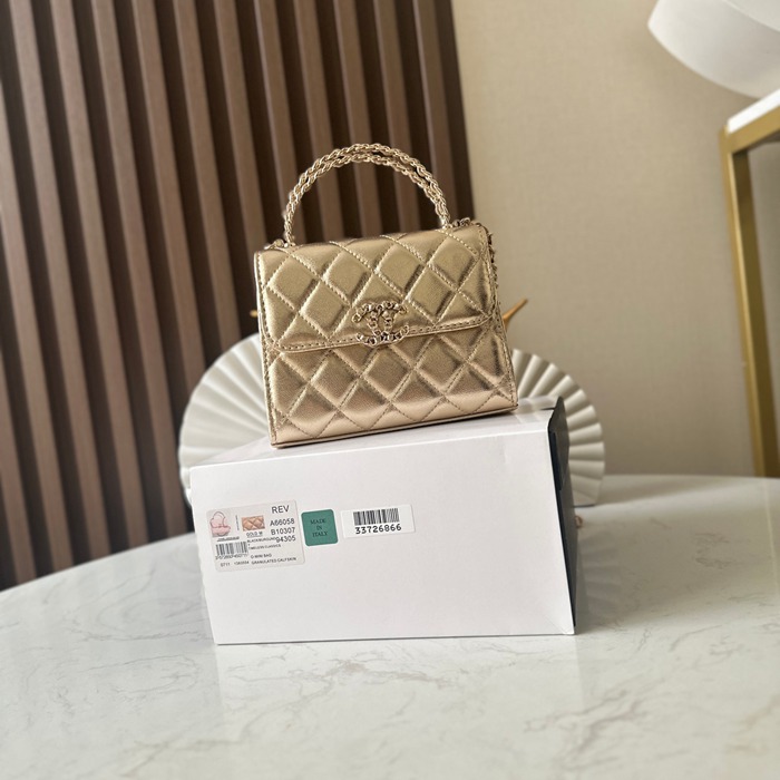 シャネル ハンドバッグ 11.5×14.5×5.5cm