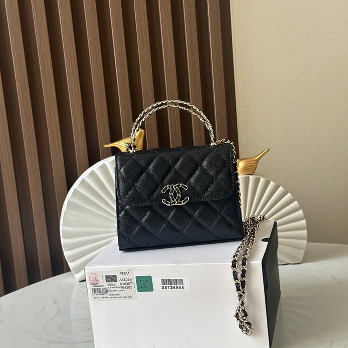 シャネル ハンドバッグ 11.5×14.5×5.5cm