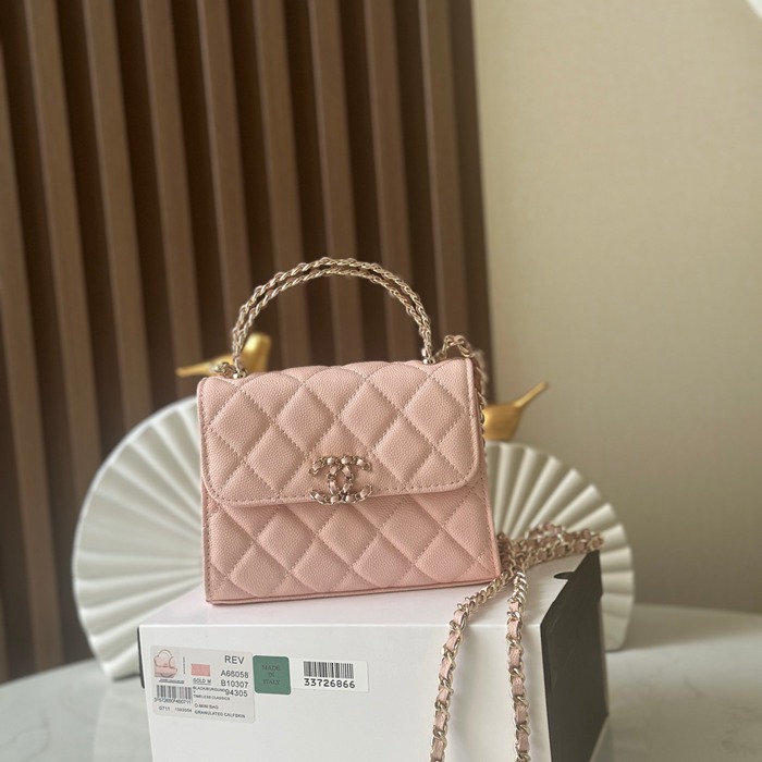 シャネル ハンドバッグ 11.5×14.5×5.5cm