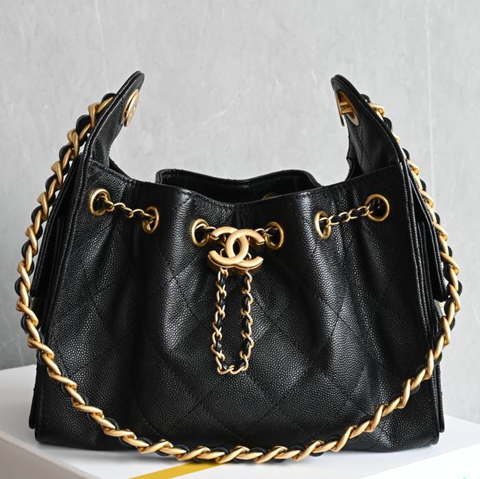 シャネル ショルダーバッグ ホーボー 20×22×12.5cm