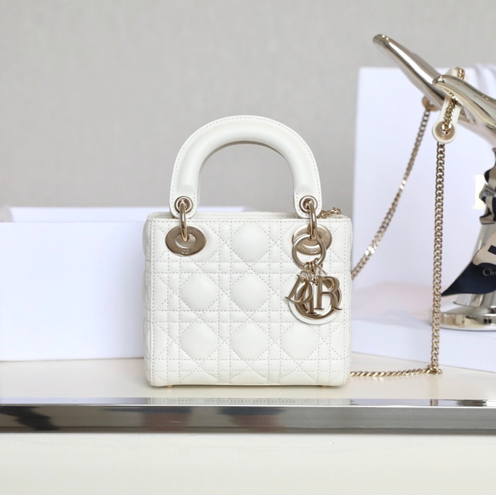 ディオール ハンドバッグ レディディオール 17×15×7cm
