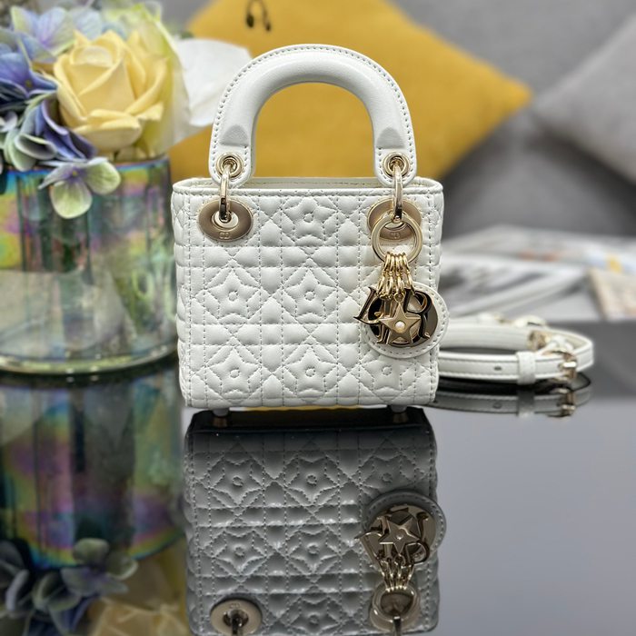 ディオール ハンドバッグ レディディオール 12×10.2×5cm