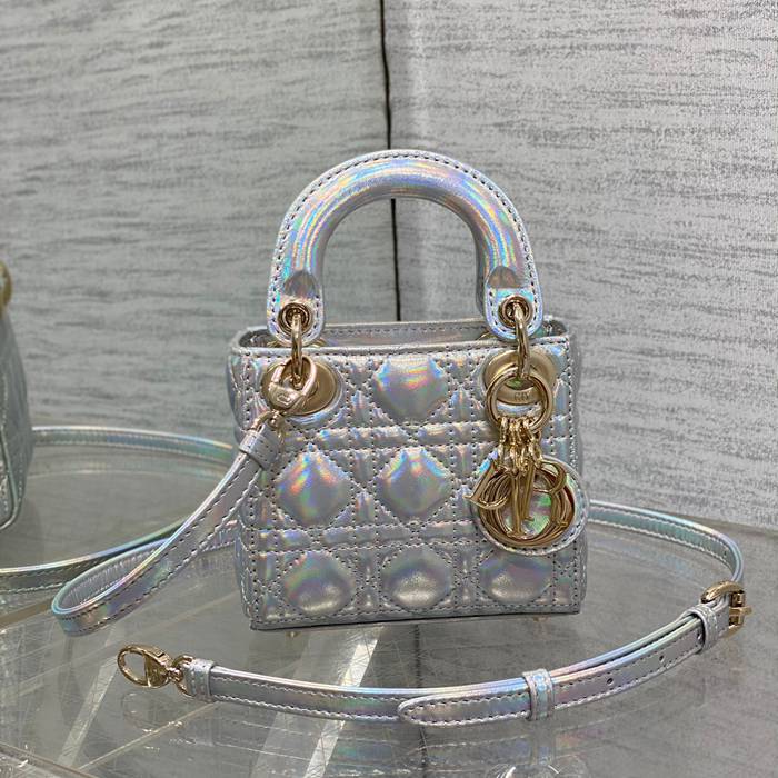 ディオール ハンドバッグ レディディオール 12×10×5cm