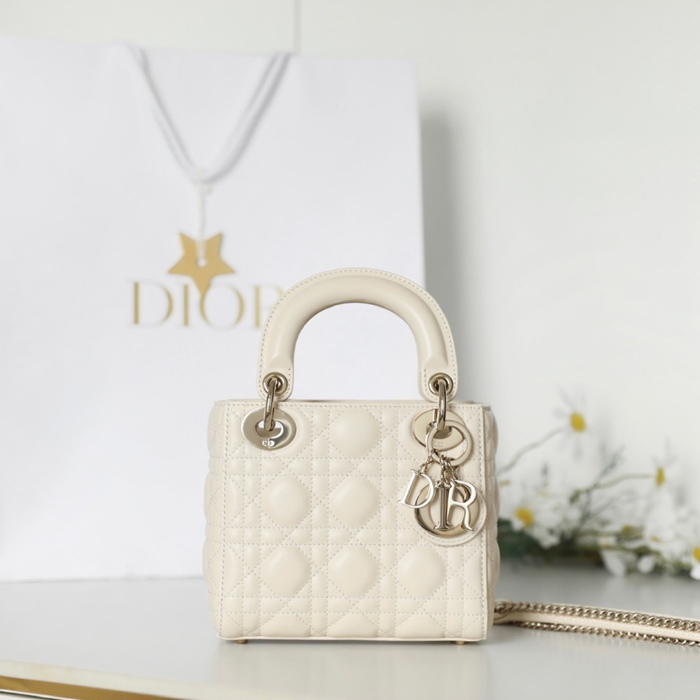 ディオール ハンドバッグ レディディオール 17×15×7cm