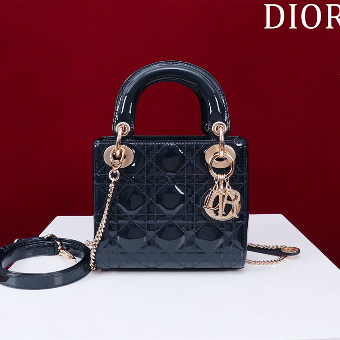 ディオール ハンドバッグ レディディオール 17×15×7cm