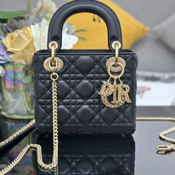 ディオール ハンドバッグ レディディオール 17×15×7cm