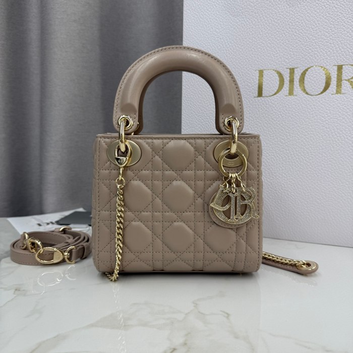 ディオール ハンドバッグ レディディオール 17×15×7cm