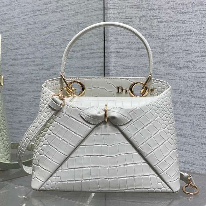 ディオール ハンドバッグ リボン 28×10×22cm