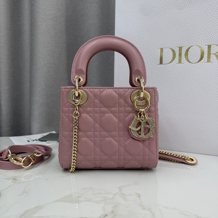 ディオール ハンドバッグ レディディオール 17×15×7cm