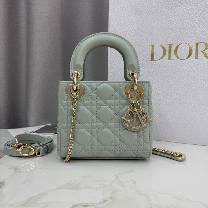 ディオール ハンドバッグ レディディオール 17×15×7cm