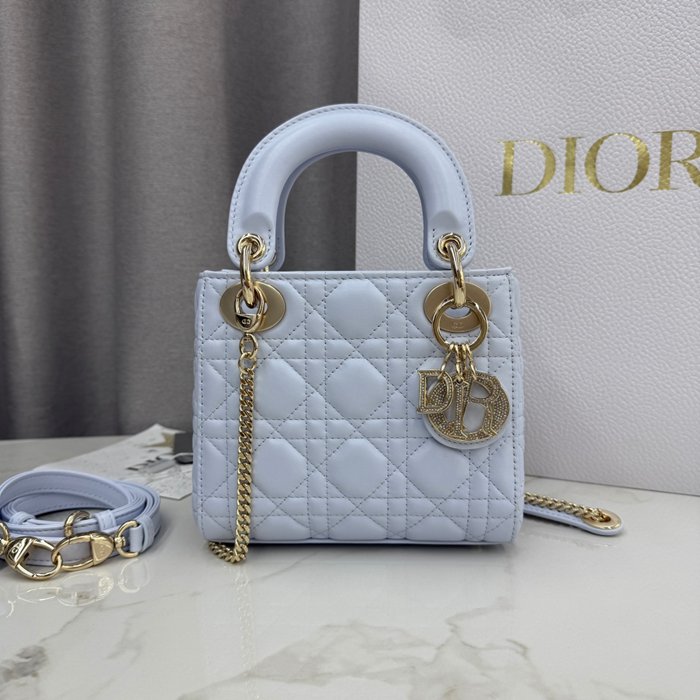 ディオール ハンドバッグ レディディオール 17×15×7cm