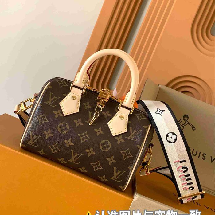 LV ショルダーバッグ ハンドバッグ スピーディ 20.5×13.5×12cm