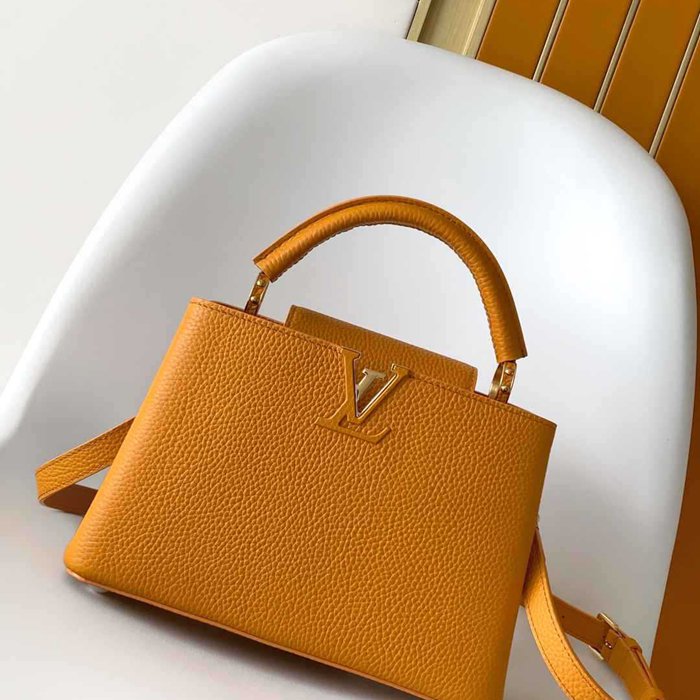 LV ハンドバッグ カプシーヌ 21×13.6×8cm