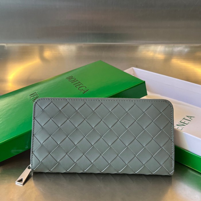 BOTTEGA VENETA イントレチャート ロングウォレット メンズ 19×10×2cm