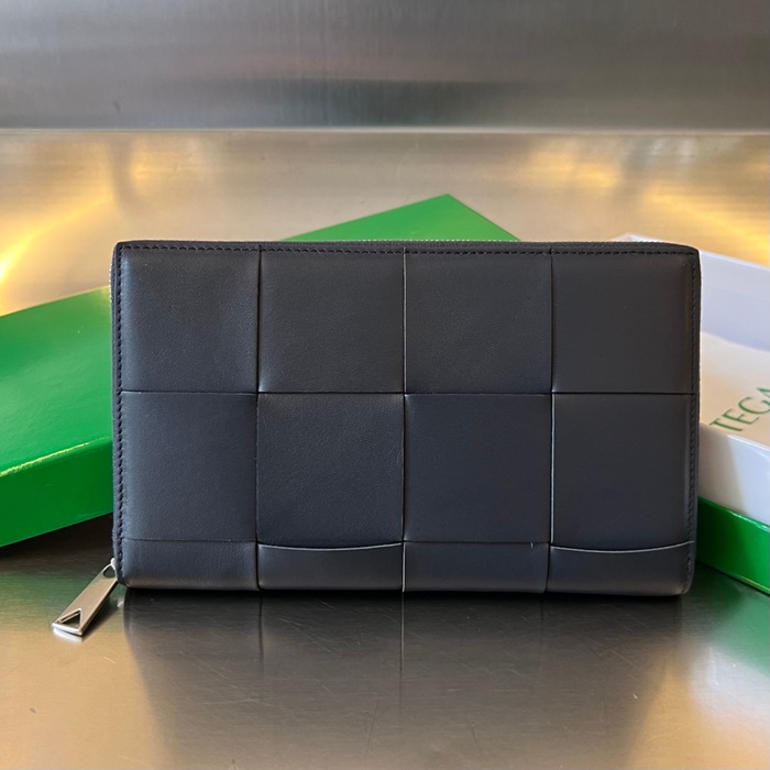 BOTTEGA VENETA イントレチャート ロングウォレット メンズ 19×11.4×2cm
