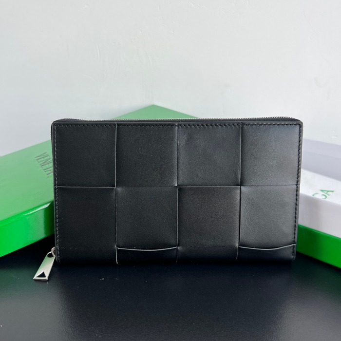 BOTTEGA VENETA イントレチャート ロングウォレット メンズ 19×11.4×2cm
