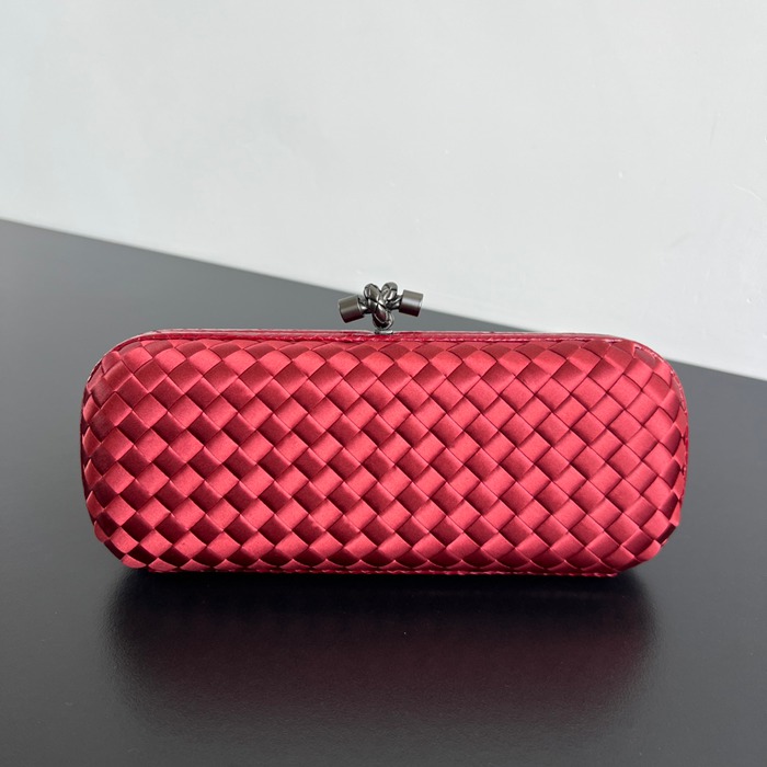 BOTTEGA VENETA ノット シルク編み クラッチバッグ レディース 25×10×5cm