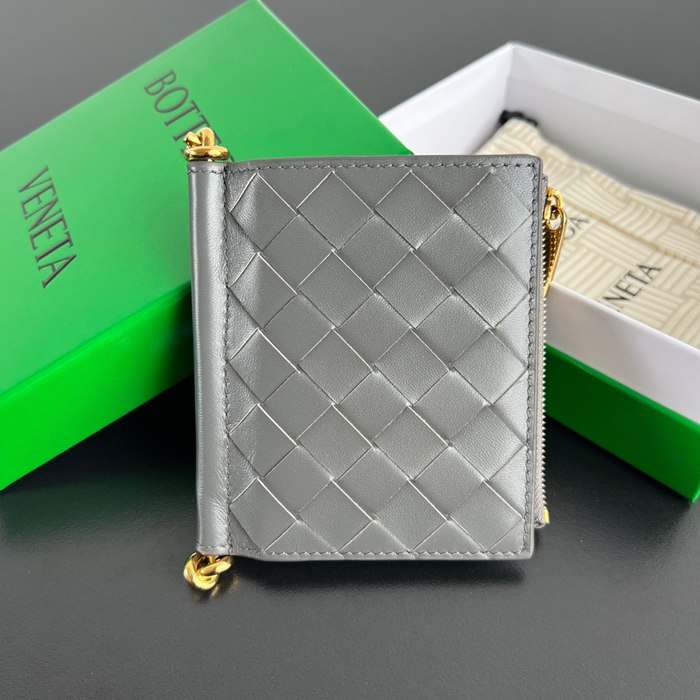 BOTTEGA VENETA ソルスティス 二つ折り財布 スモール レディース 11.5×10×1cm