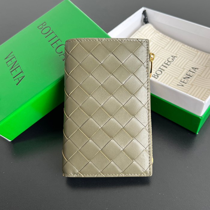 BOTTEGA VENETA イントレチャート 二つ折り財布 ユニセックス 14.5×9.5cm