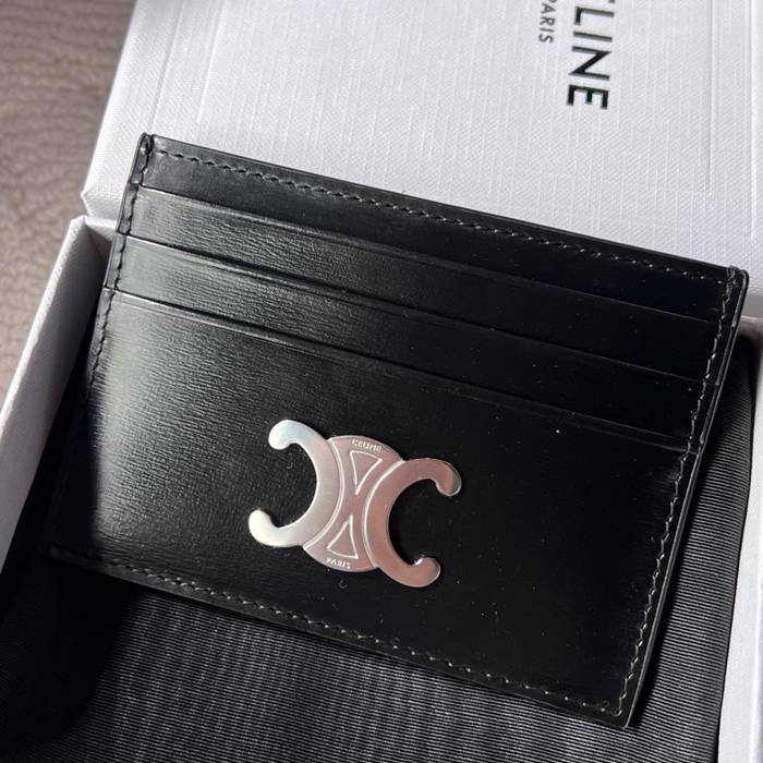 CELINE トリオンフ カードケース カーフレザー レディース 11×8cm
