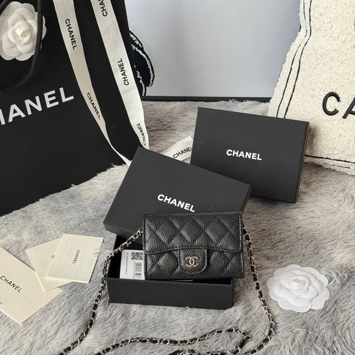 CHANEL ウエストバッグ カーフレザー レディース 11×7.5×2cm