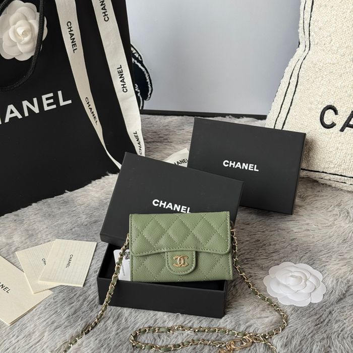 CHANEL ウエストバッグ カーフレザー レディース 11×7.5×2cm