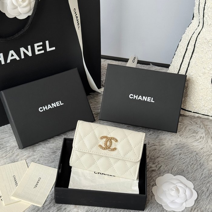 CHANEL カードケース カーフレザー レディース 11×8.5×3cm