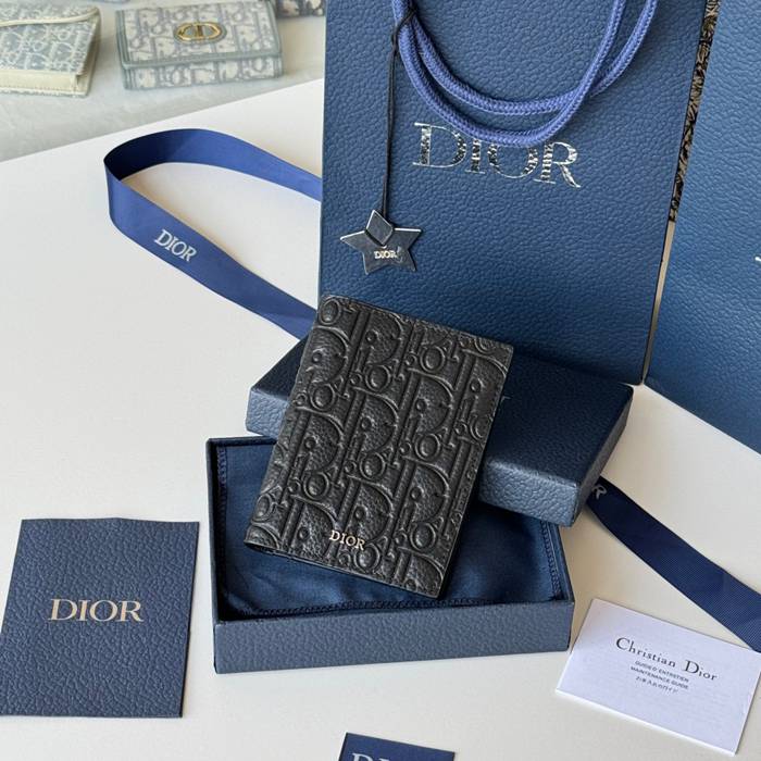DIOR パスポートケース オブリーク メンズ 10×13.3cm