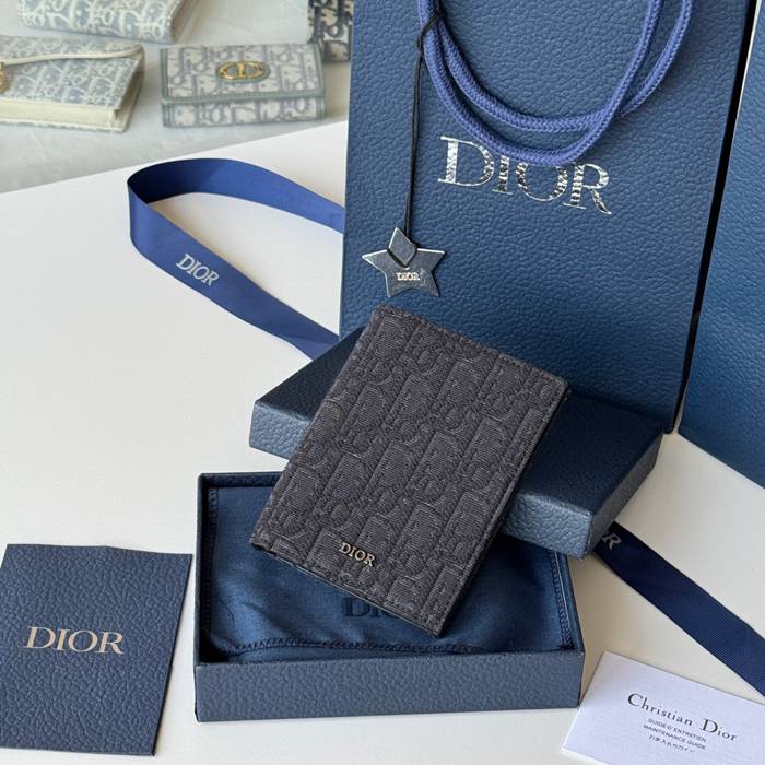 DIOR パスポートケース オブリーク メンズ 10×13.3cm