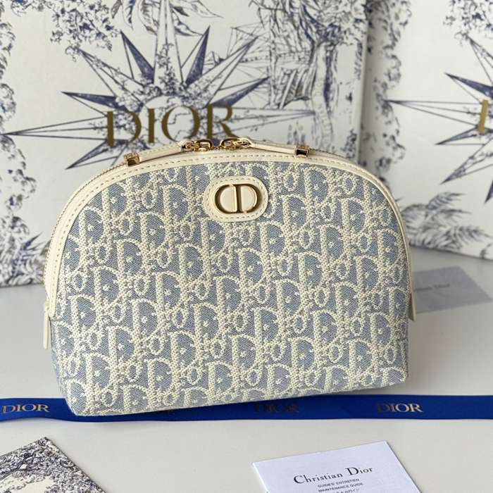 DIOR ポーチ オブリーク メンズ 15.5×24×7cm