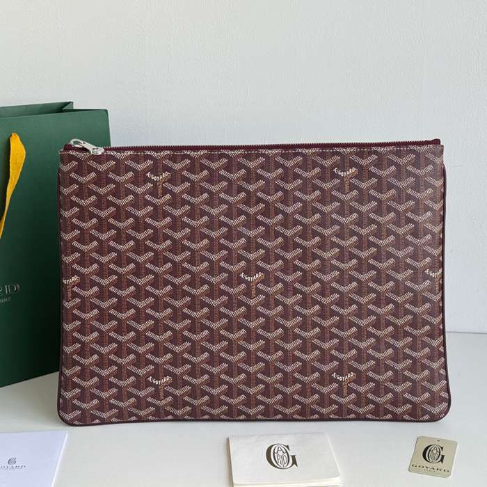 GOYARD MGM クラッチバッグ コットンキャンバス ユニセックス 37×26×1.5cm