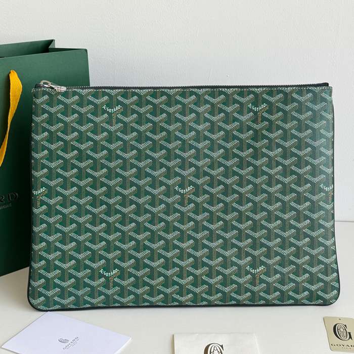 GOYARD MGM クラッチバッグ コットンキャンバス ユニセックス 37×26×1.5cm