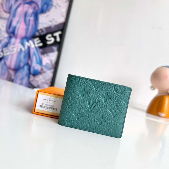 LOUIS VUITTON ミュルティプル ウォレット タオリヨンレザー メンズ 11.5×9×1.5cm