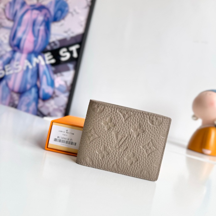 LOUIS VUITTON ミュルティプル ウォレット タオリヨンレザー メンズ 11.5×9×1.5cm