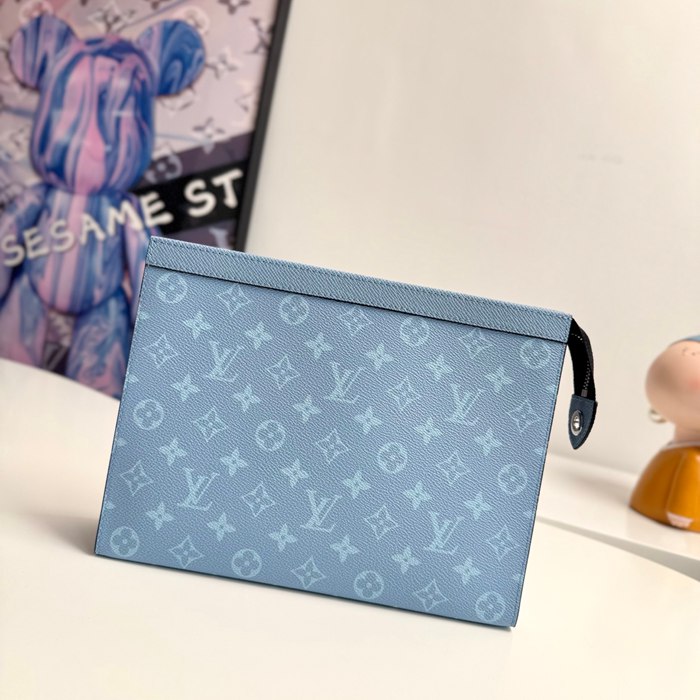 LOUIS VUITTON ポシェット ボヤージュ モノグラム キャンバス メンズ 26×20×5cm