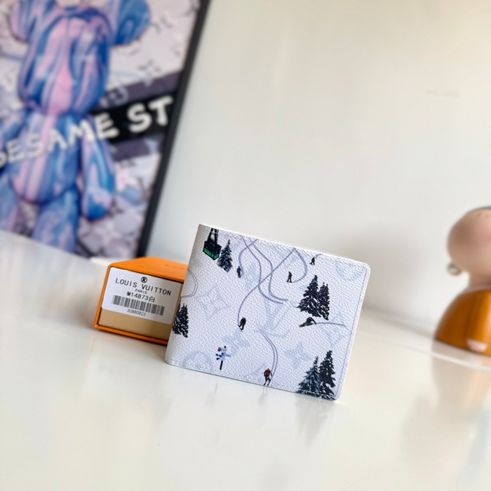 LOUIS VUITTON スレンダー ウォレット カラードモノグラム キャンバス メンズ 11×8.5×2cm