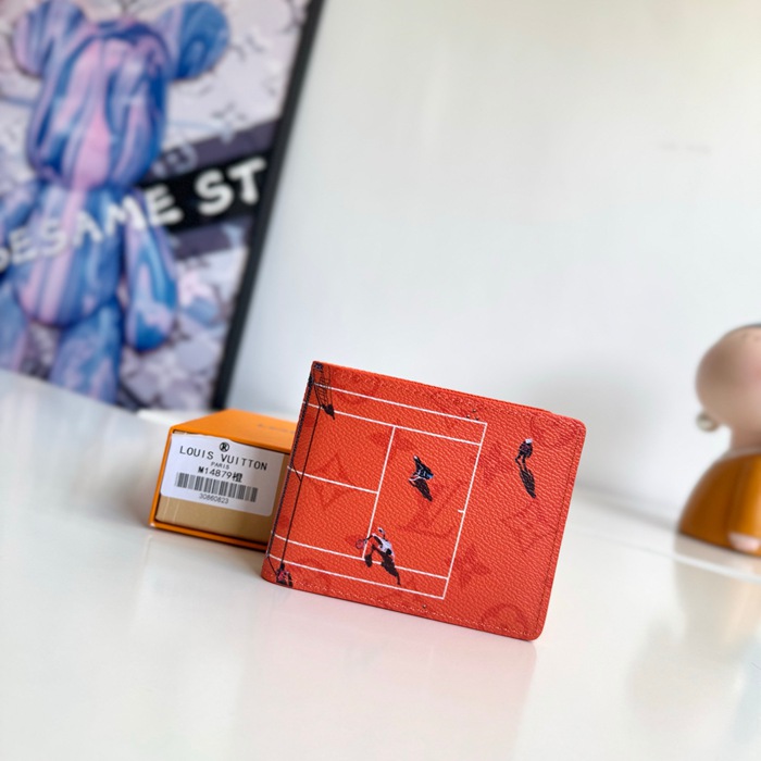 LOUIS VUITTON スレンダー ウォレット カラードモノグラム キャンバス メンズ 11×8.5×2cm